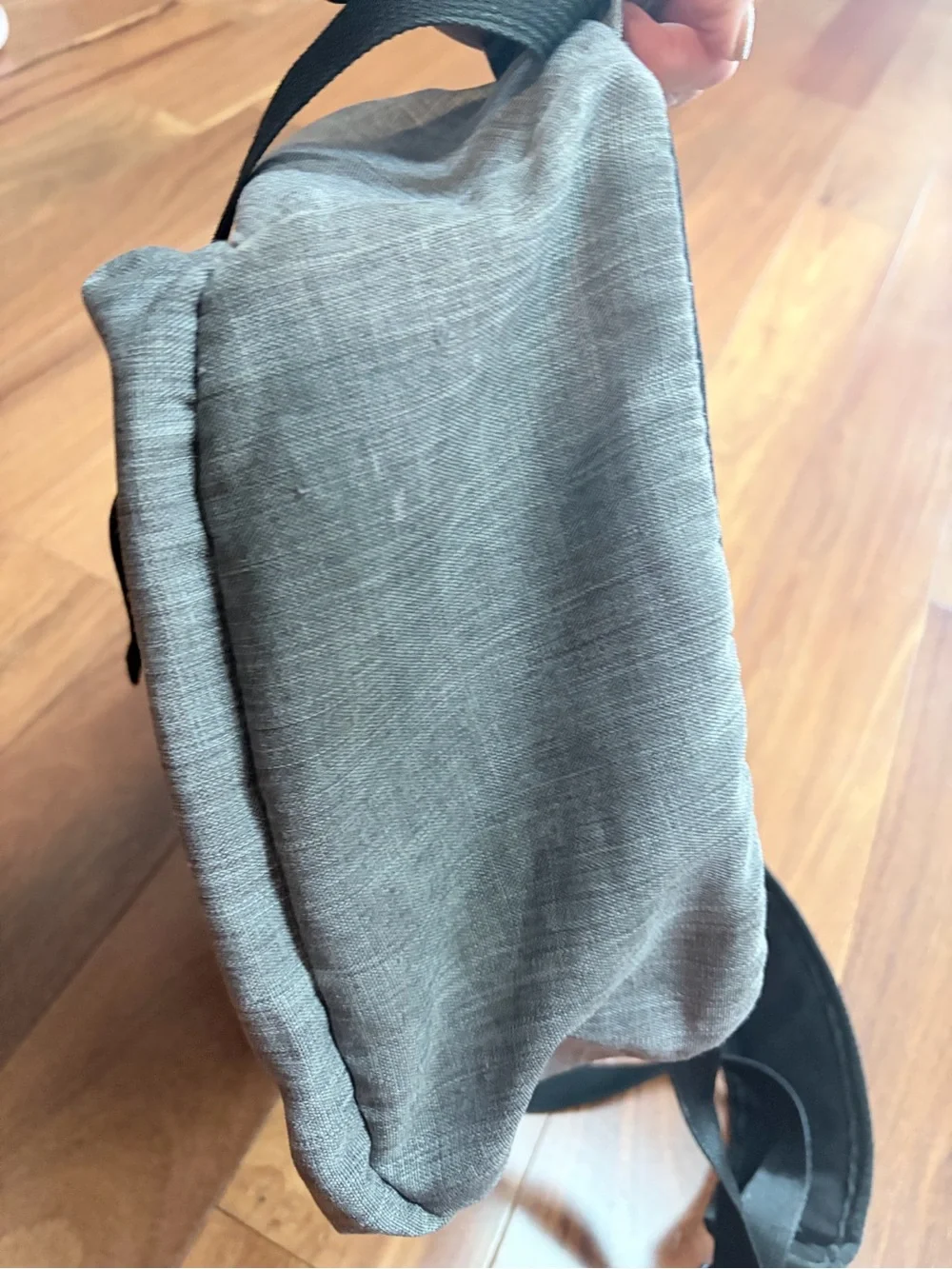 Jordan Grey Backpack with Red Jumpman Accent